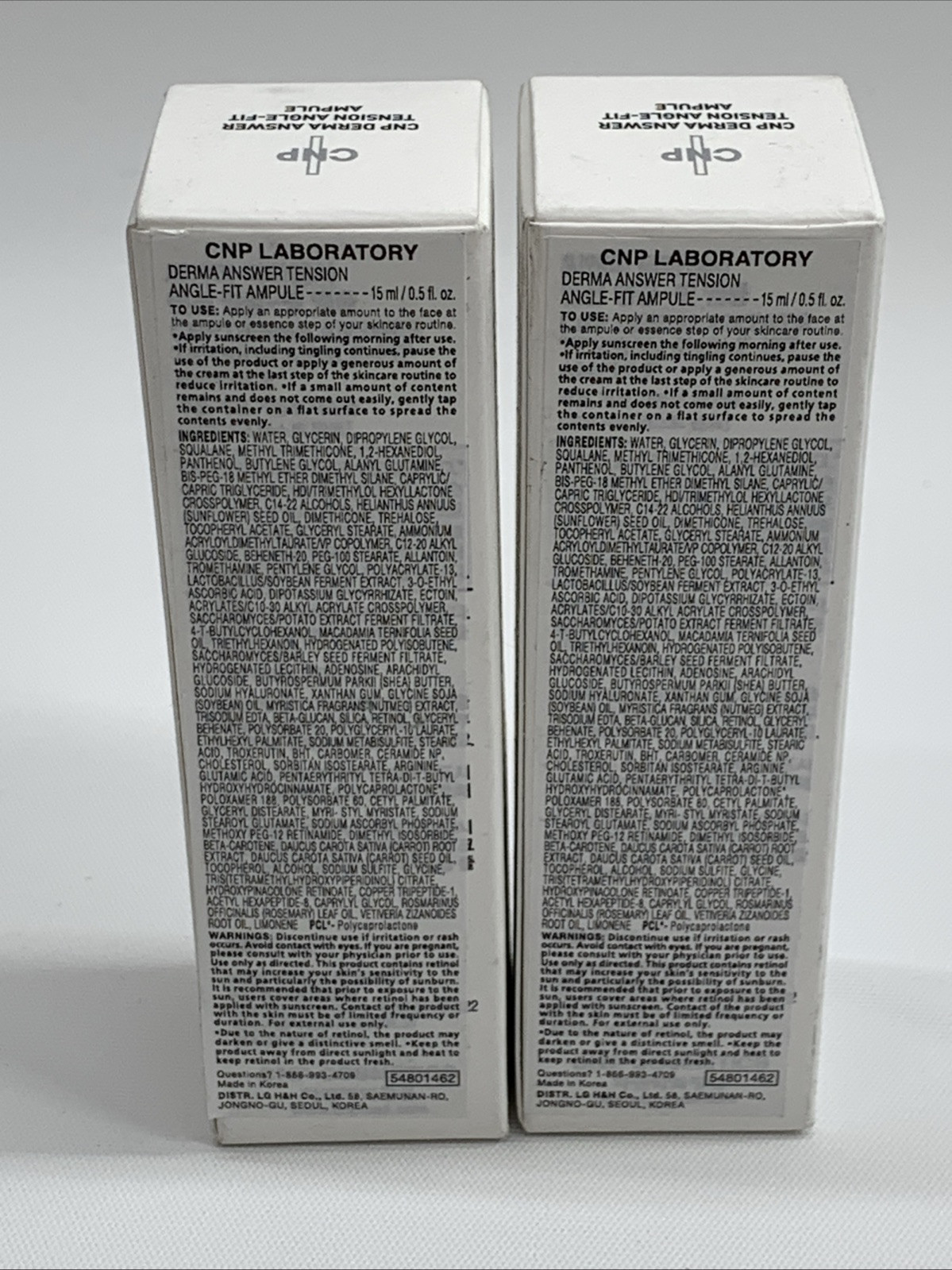 [CNP LABORATORY] Derma Answer Tension Angle Fit Ampule 15ml /30ml Total – 2 Pack
