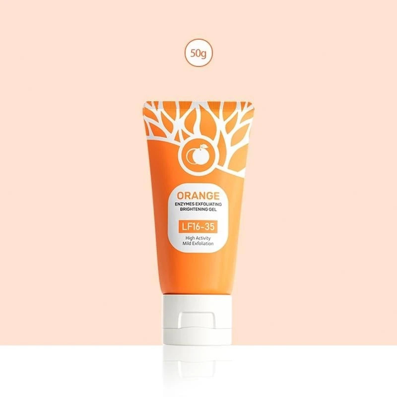 Gluta Gmeelan Orange Exfoliating Brightening Face & Body Scrub Gel 50g Fee Ship