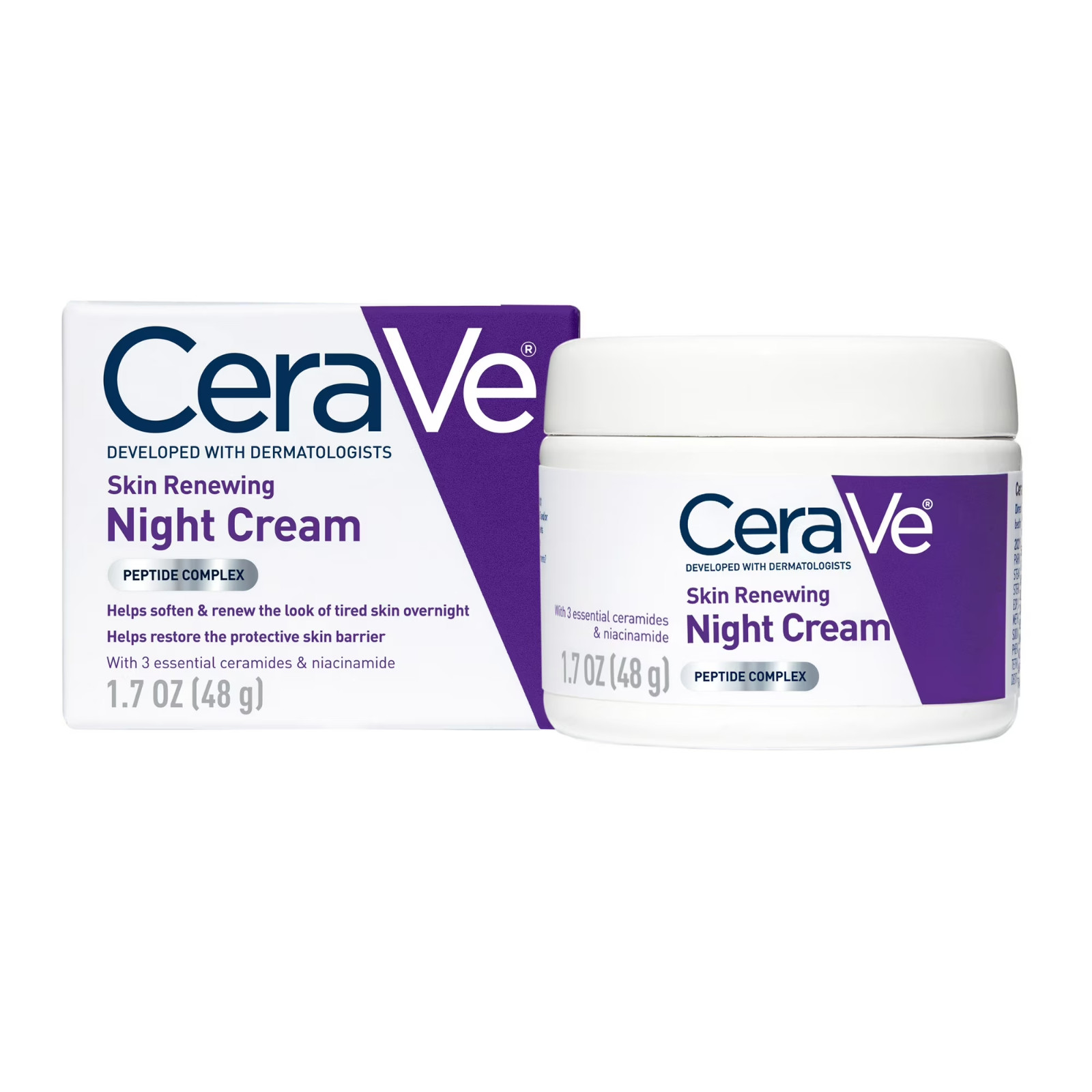 CeraVe Skin Renewing Night Cream, 1.7 oz