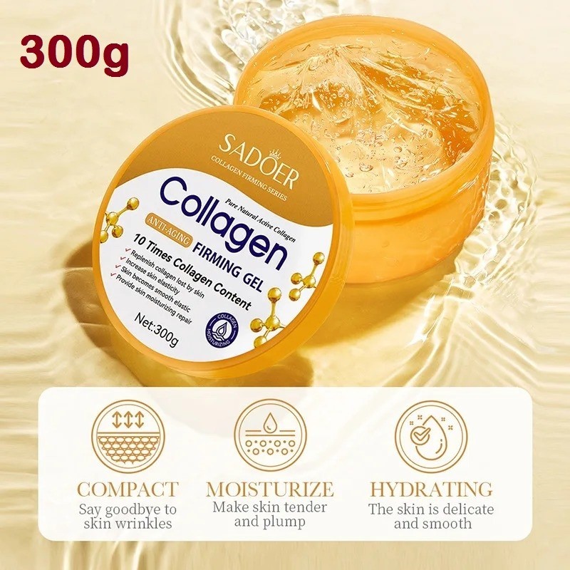 COLLAGEN Facial Cream Face Moisturizing Gel Repair Brightening Cream 300G