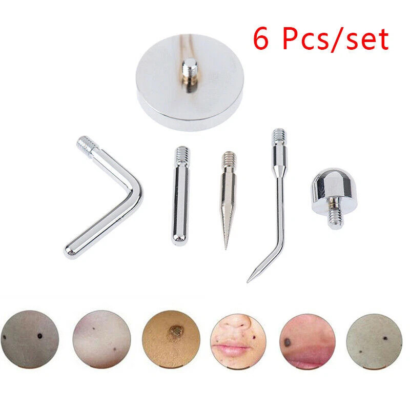 6Pcs/Set Replace Component for Spot Wrinkle Removal Plasma Pen Skin Beauty Tool