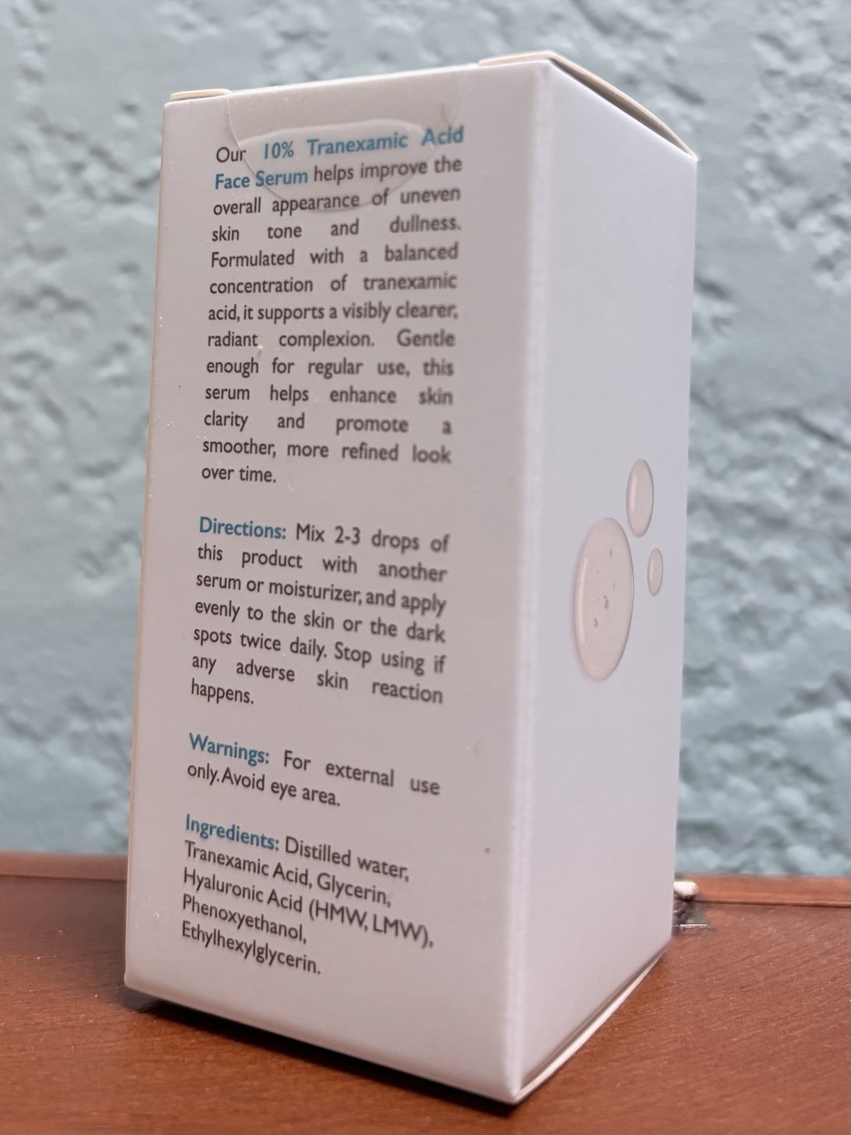 OMIC+ 10% Tranexamic Acid Face Serum | 10 mL/ 0.33 fl Oz | Exp 11/30