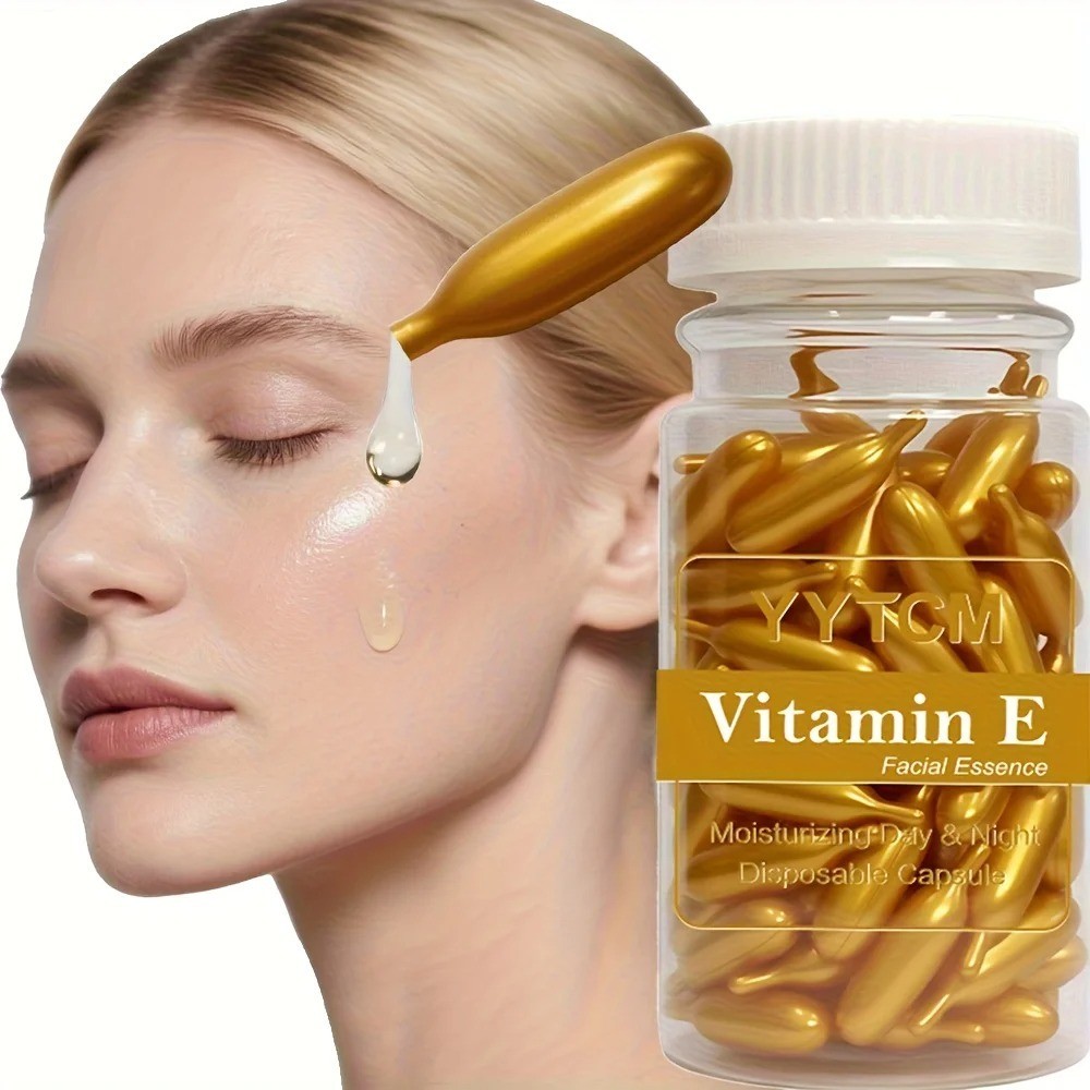 New Vitamin E Serum Capsules Hydrating Facial Essence Fast Shipping