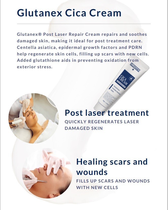 CICA CREAM – GLUTANEX POST LASER REPAIR