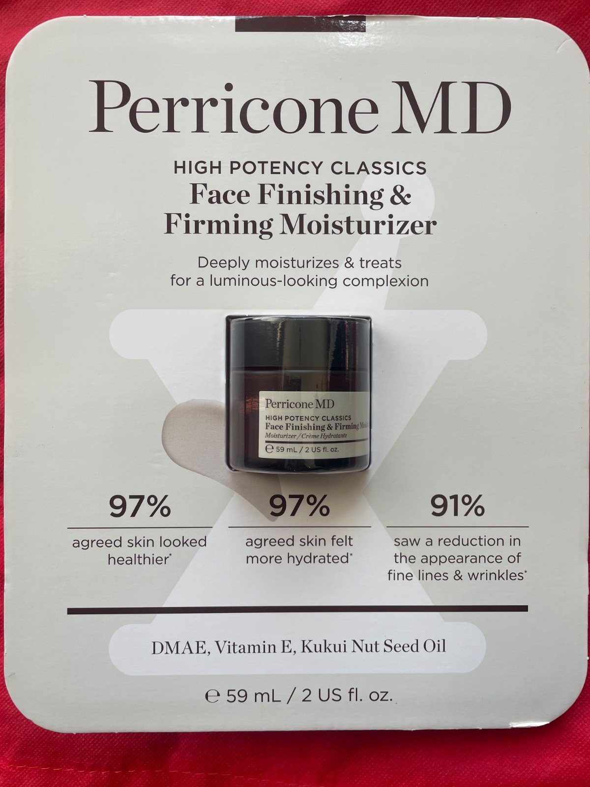 NEW Perricone MD High Potency Classics Face Finishing & Firming Moisturizer 2 oz