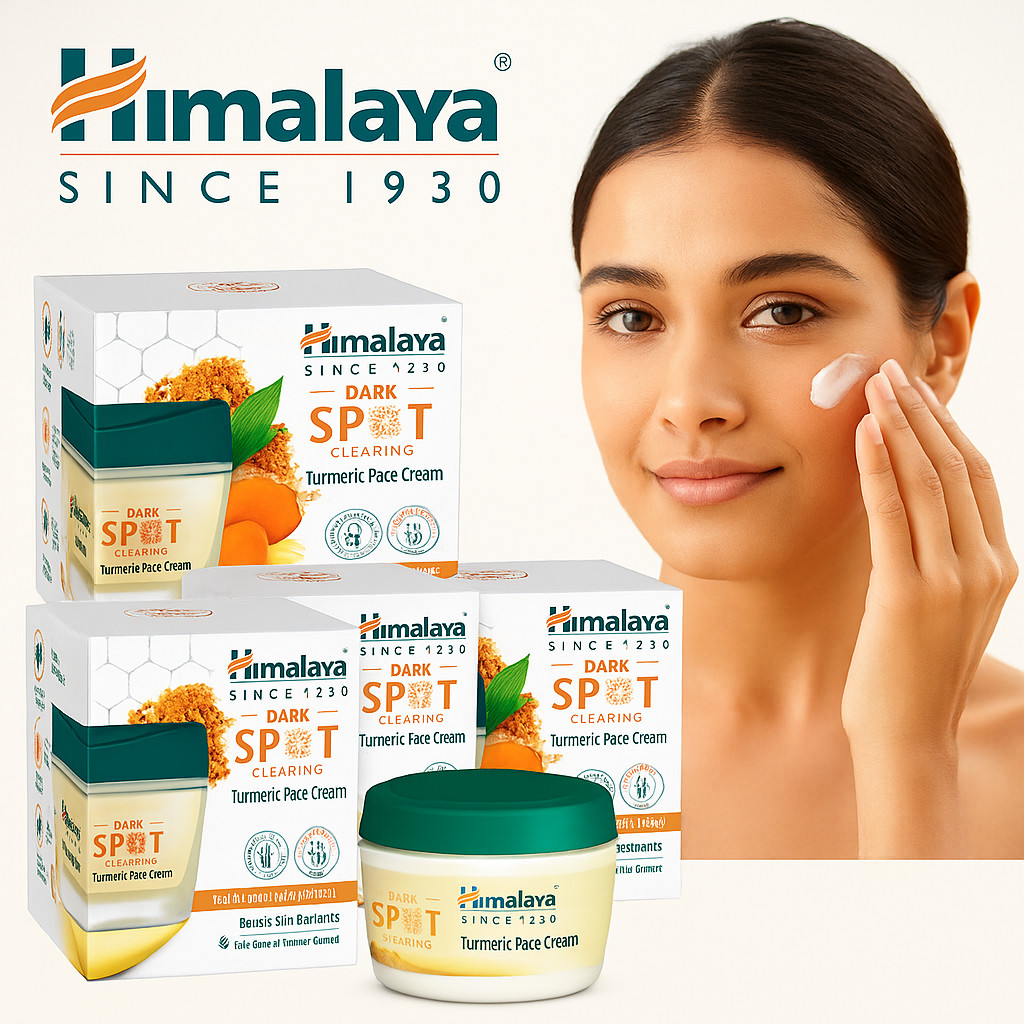 Himalaya Dark Spot Clearing Face Cream 50g x 3 | Turmeric Niacinamide 2026