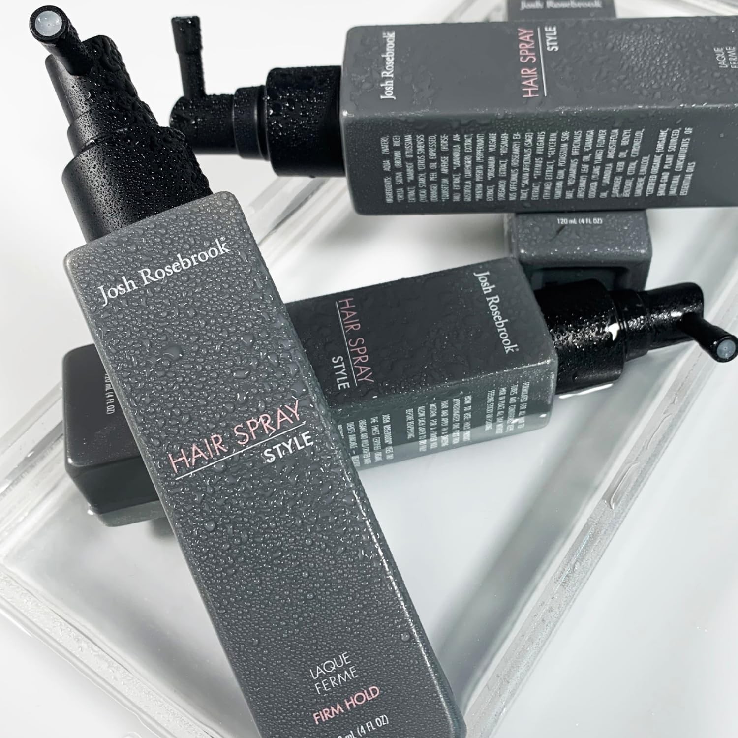 Josh Rosebrook Hair Spray Firm hold to control 4 Fl Oz (Pack of 1)