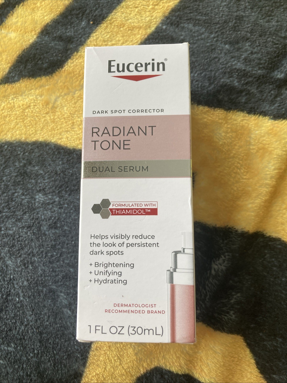 Eucerin Radiant Tone Dual Serum With Thiamidol, Dark Spot Corrector 1 Fl Oz NEW