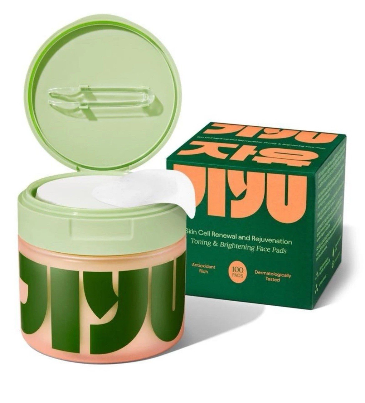 JiYu Toning Polish Pads – Korean Skincare for Dark Spots, Wrinkles & Dull Skin