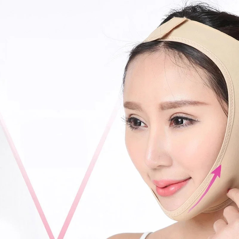 Breathable V-Face Slimming Bandage Elastic Tapes Chin Cheek Face Lift