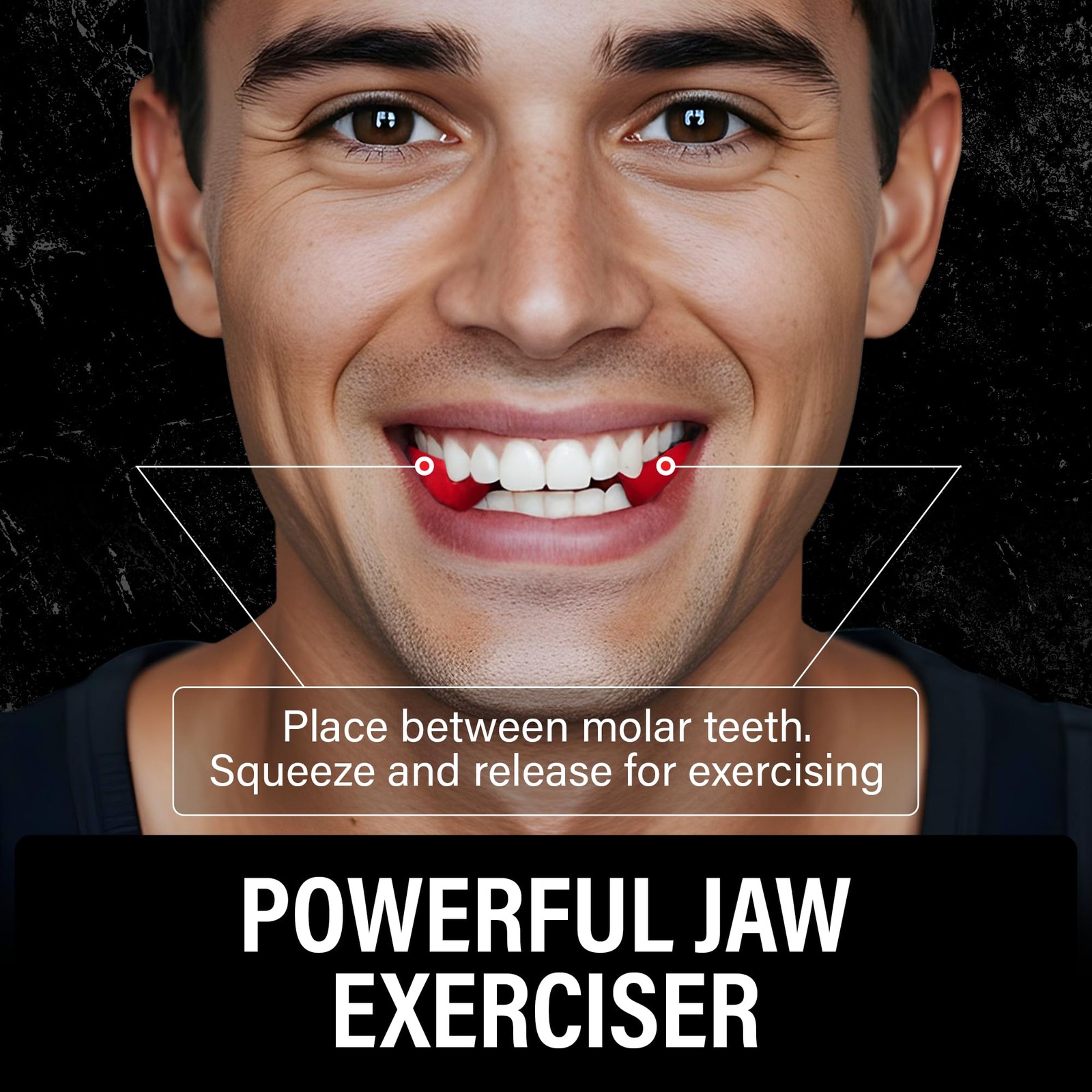 Jaw Exerciser for Men & Women | 3 Resistance Levels Silicone Jawline Shaper S…