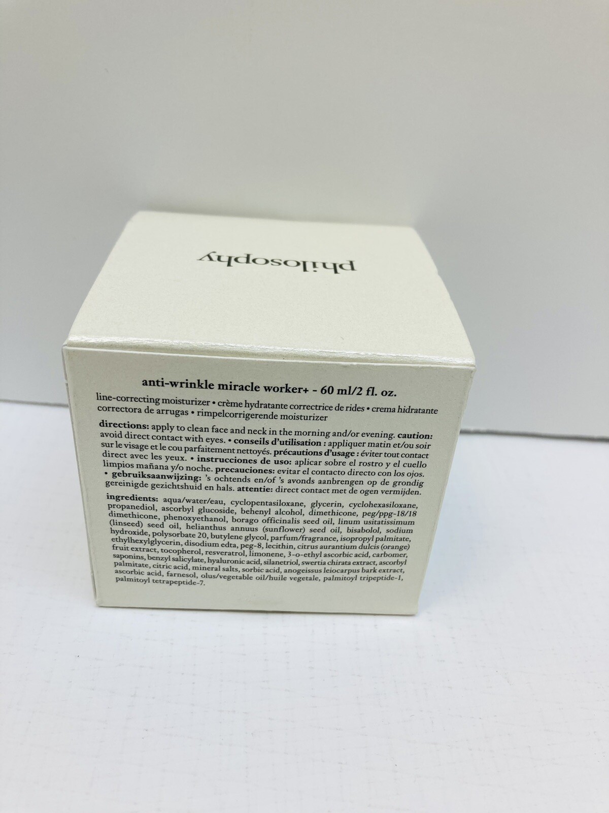 Philosophy Anti-wrinkle Miracle Worker Moisturizer Cream – 2 fl oz
