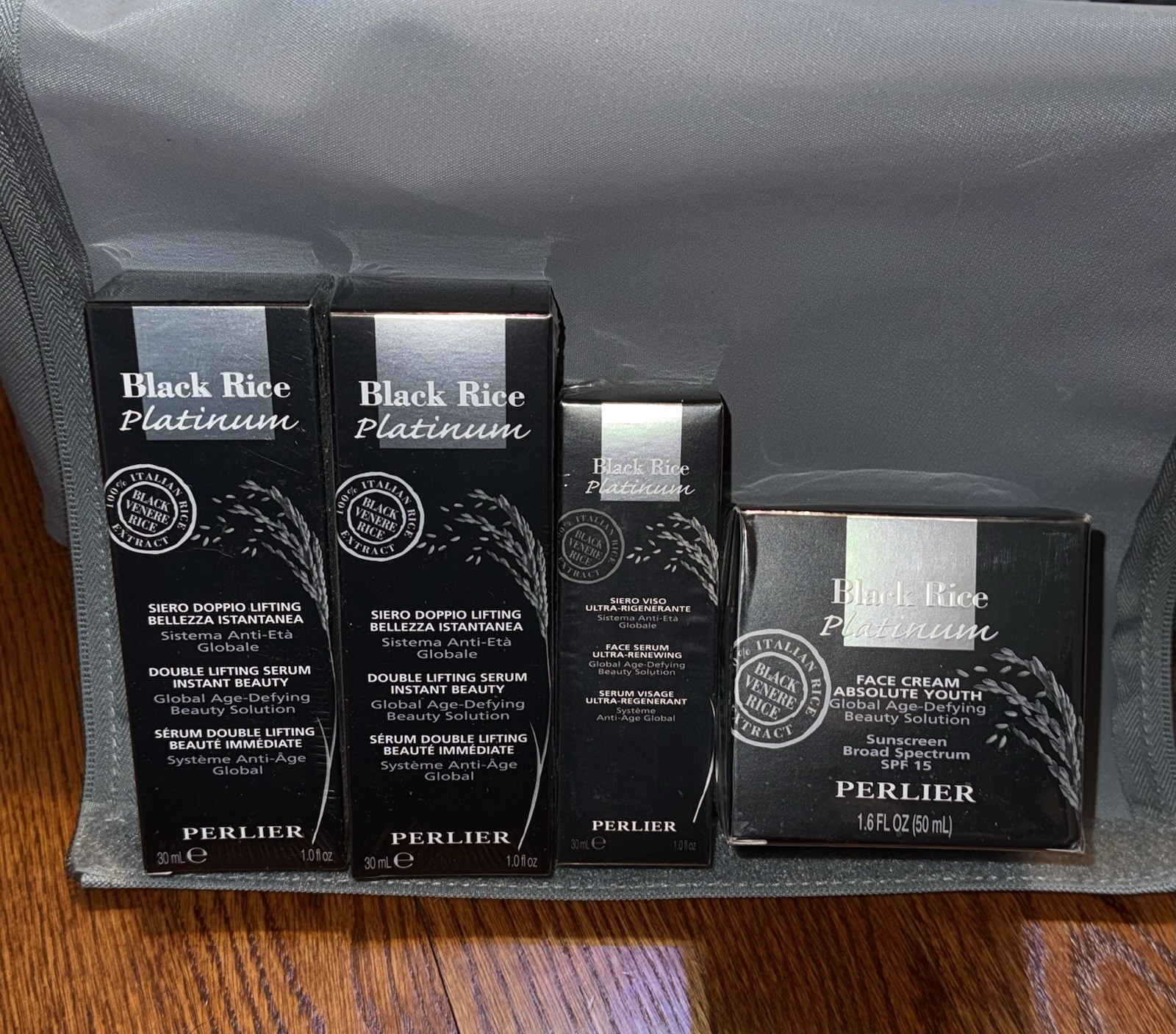 Sealed Perlier Black Rice Platinum Double Lifting Serum & More (See Description)