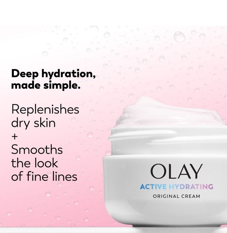 ** OLAY ** HYALURONIC Daily Original Cream NIB 2OZ ! Niacinimide *