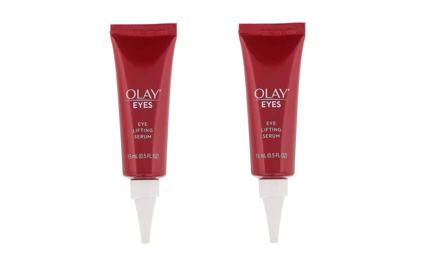 Olay Eyes Eye Lifting Serum for Visibly Lifted Firm Eyes .50 OZ. 2 Pack NEW U»B