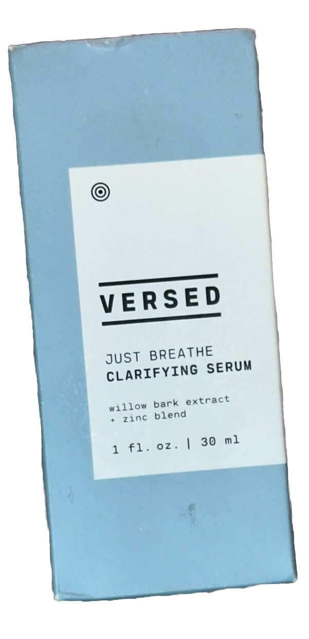 Versed Just Breathe Clarifying Serum with Willow Bark Extract + Zinc Blend 1 oz.
