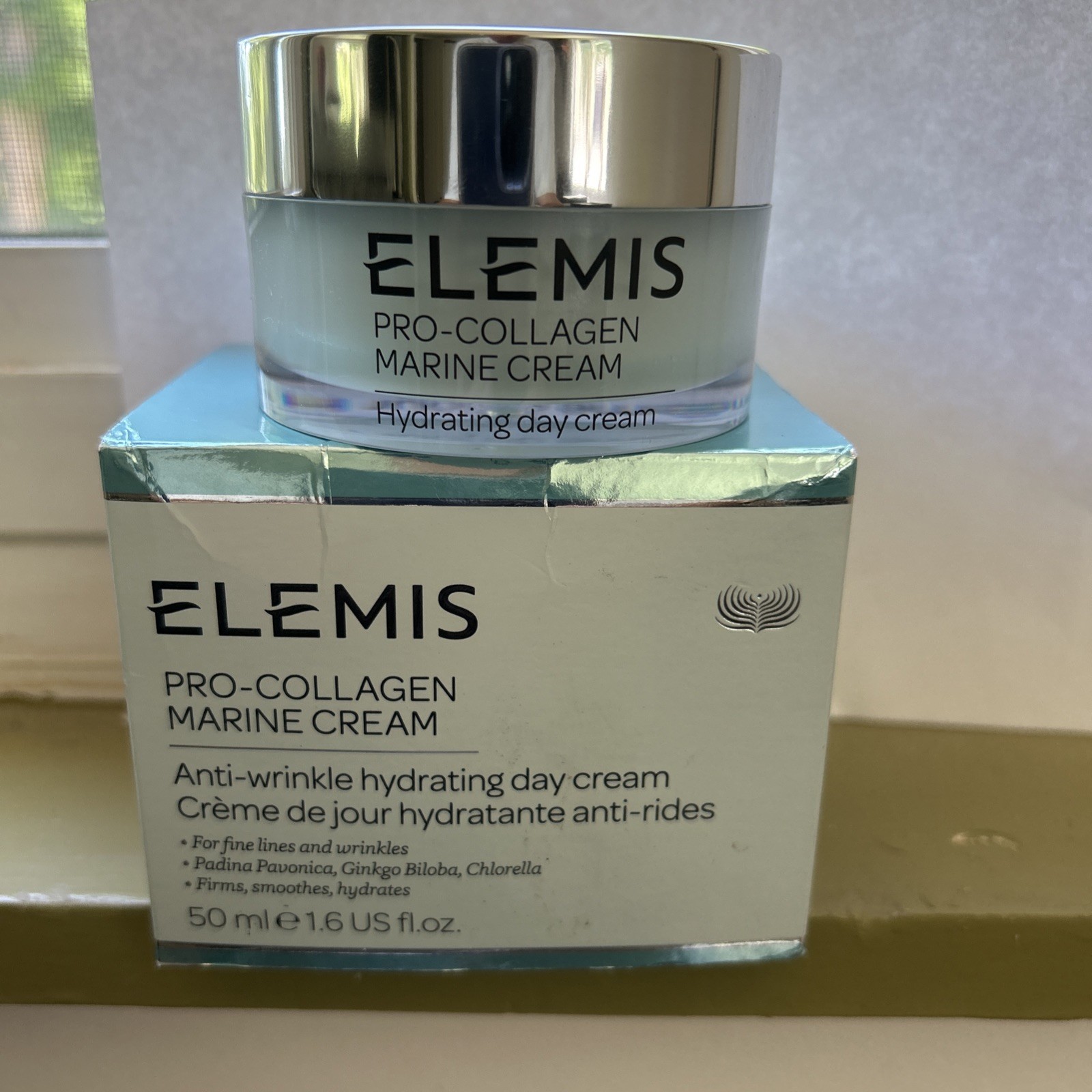 Elemis Pro-Collagen Marine Day Cream Full Size 1.6 oz / 50 ml New In Box—-b2
