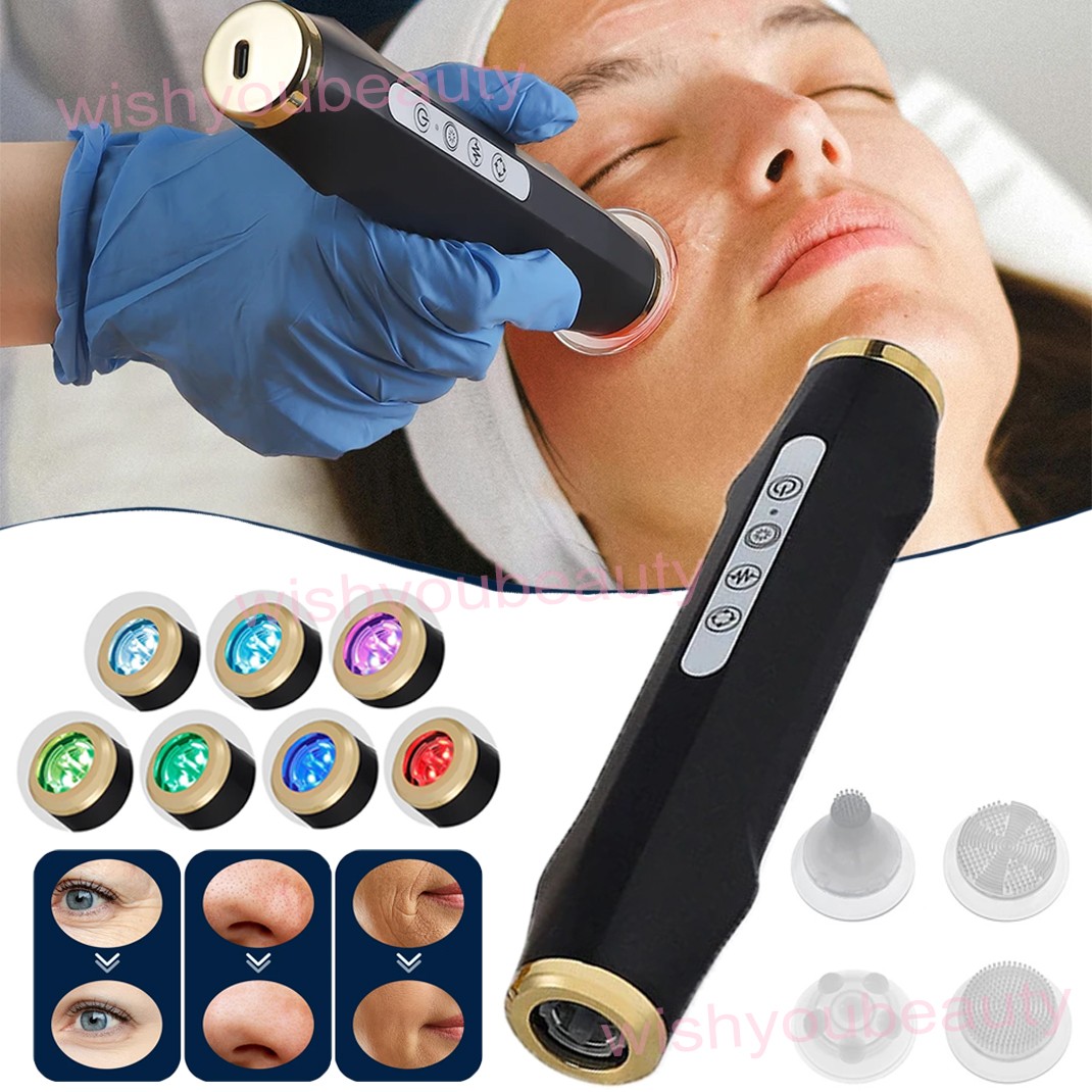 Oxygen Bubble Pen 7 Colors Facial CO2 Oxygen Bubble Machine Skin Rejuvenation