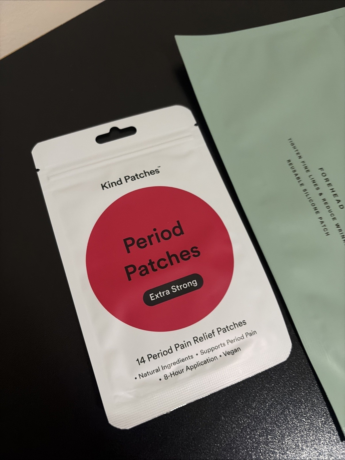 DERMACLARA Reusable Silicon Forehead Patches 1 Pack,period Patches