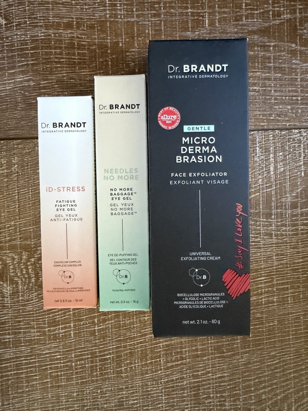 Dr. Brandt Integrative Dermatology 3 Pack. Brand New.