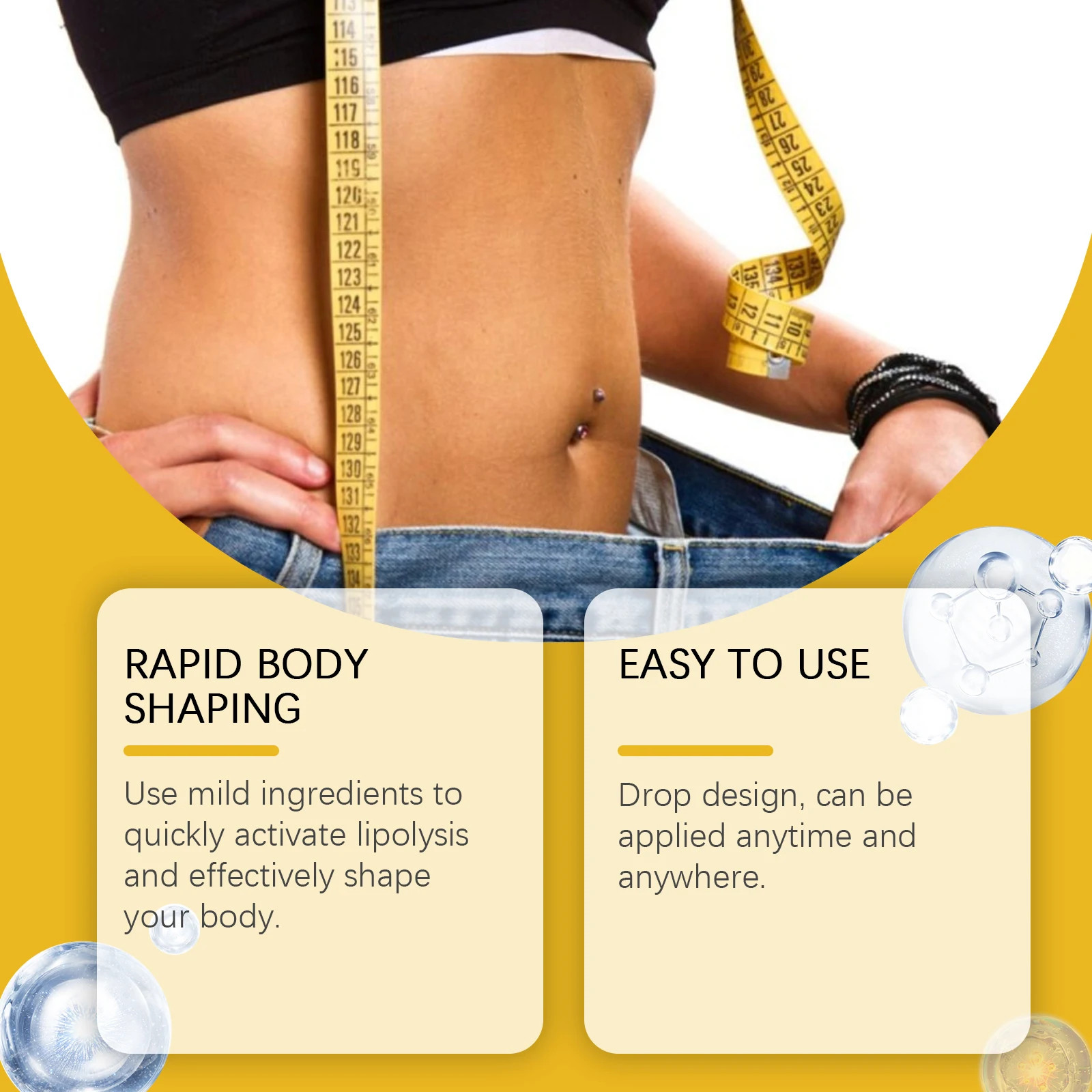 Bee Venom Shaping Oil Firming Lifting Body Skin anti Cellulite Fat Burning Weigh