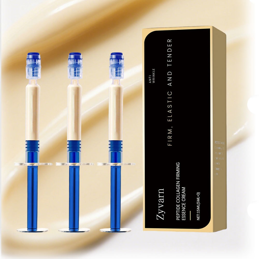 12PCS Polypeptide Collagen Elastic Essence Cream Anti-Wrinkle Micro-Molecular