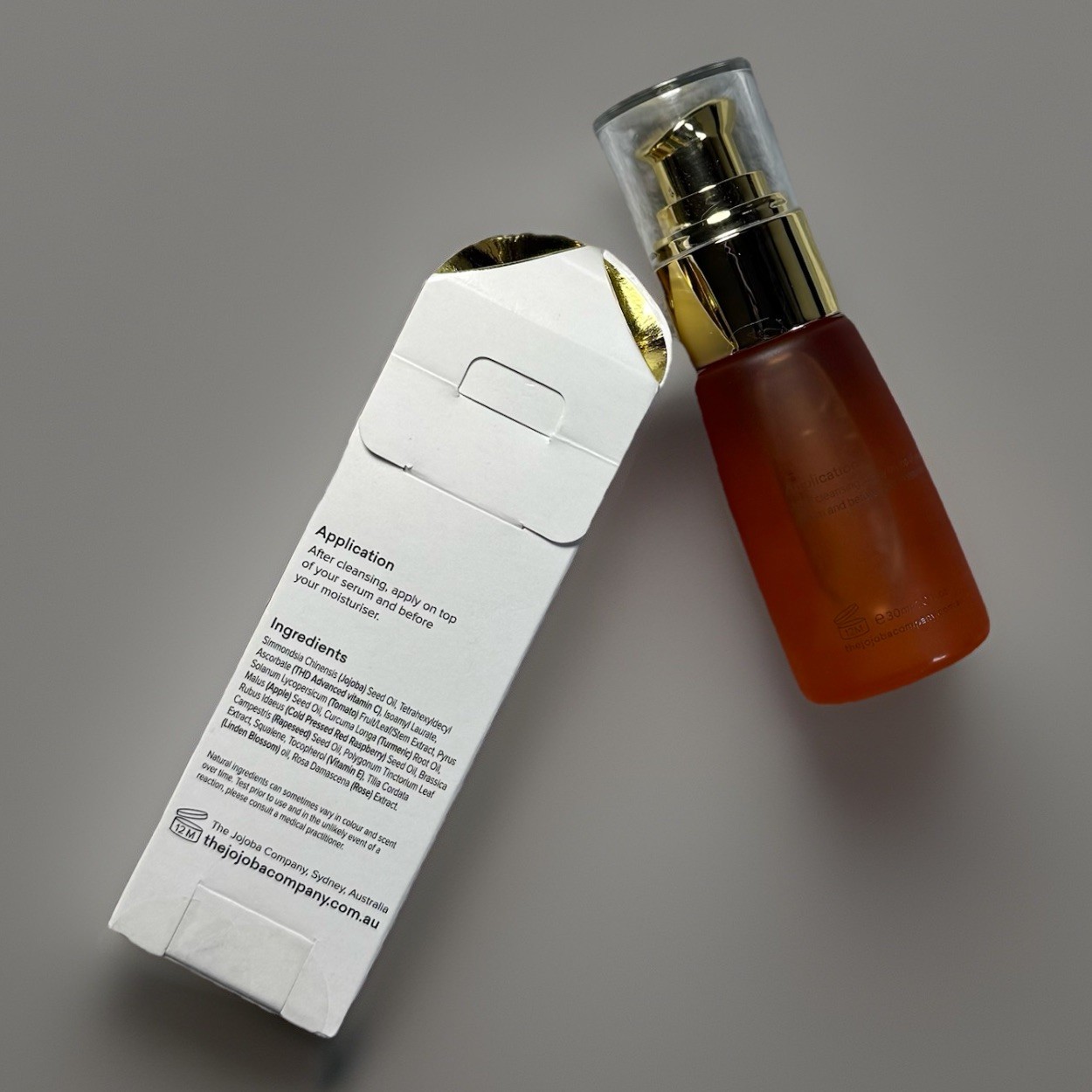 The Jojoba Company Australia Vitamin C Facial Oil THD Brightening 30mL