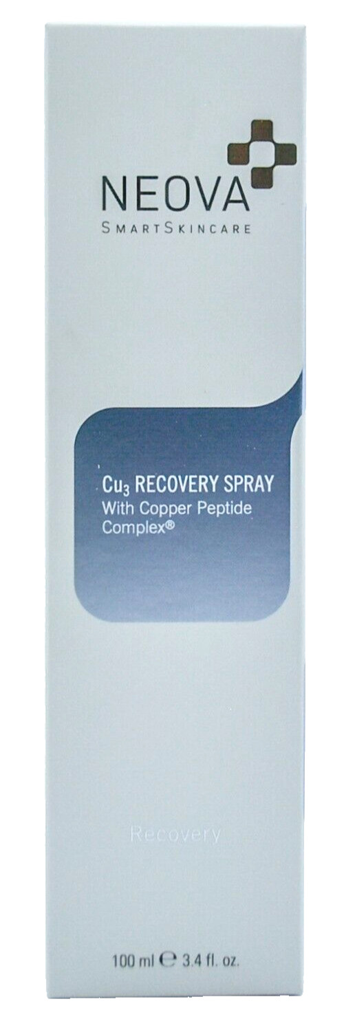 Neova Cu3 Recovery Spray with Copper Peptide 3.4 fl oz/100ml *New In Box*
