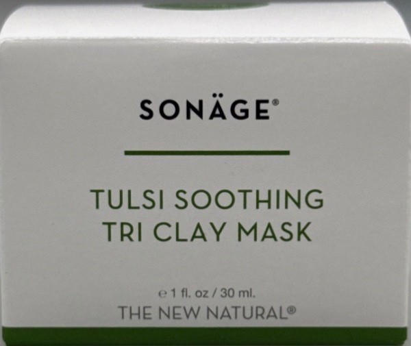 Sonage Skincare Tulsi Soothing Tri Clay Mask Natural Cruelty Free Ayurvedic