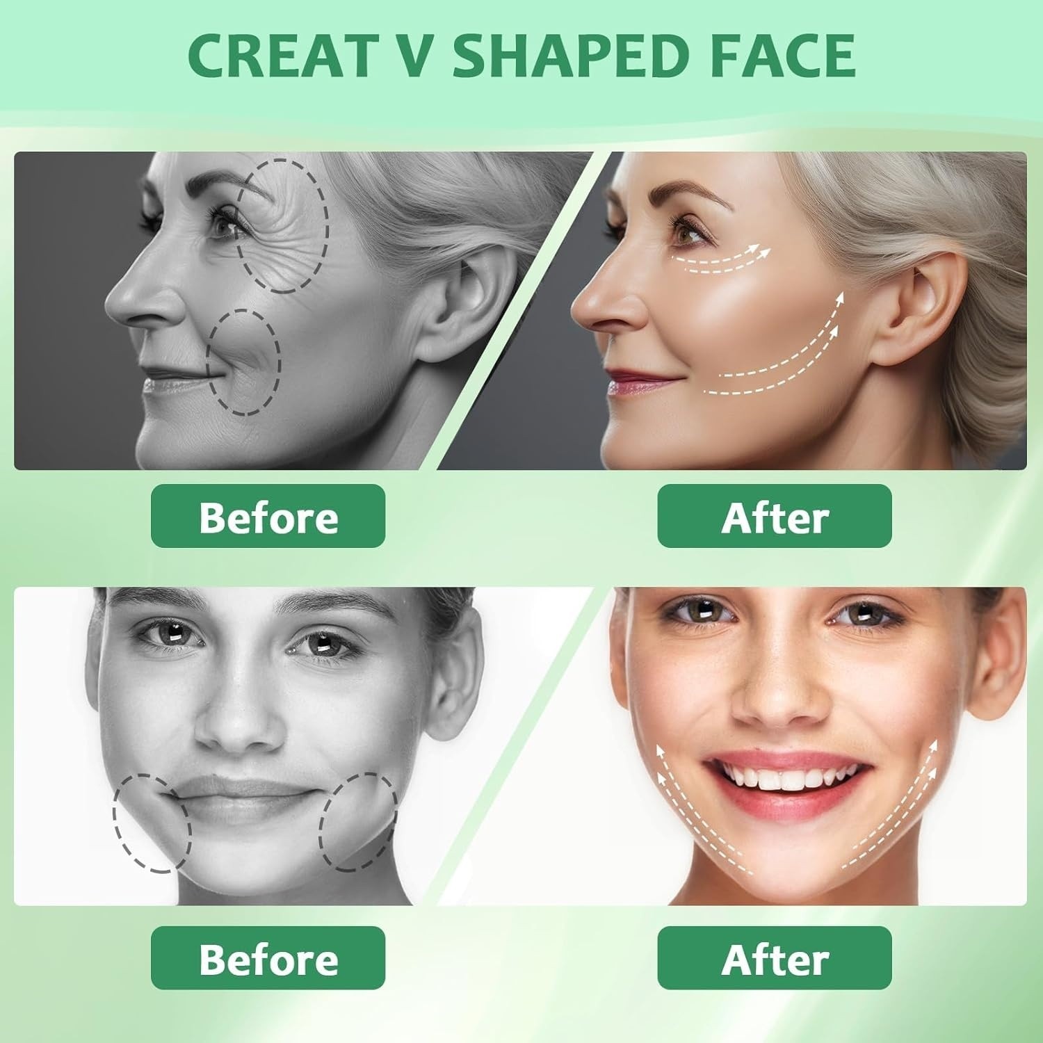Face Lift Tape Invisible With String, Face Tape Lifting Invisible, Neck Lift Tap