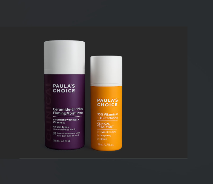 Paula’s Choice DUO-Vitamin C Serum & Ceramide Firming Moisturizer -New Sealed