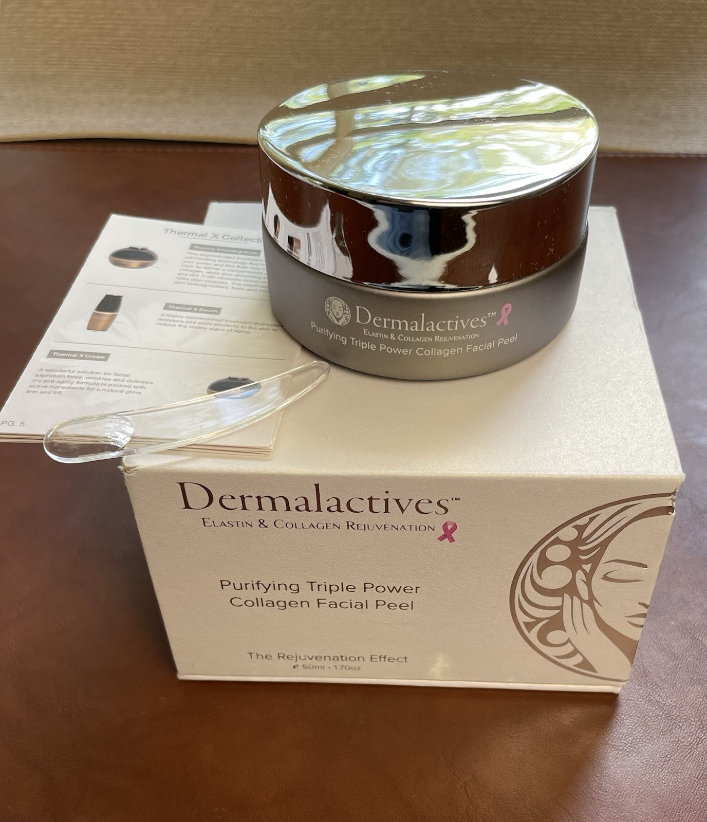 Dermalactives Purifying Triple Power Collagen Facial Peel 1.7 oz NEW IN BOX