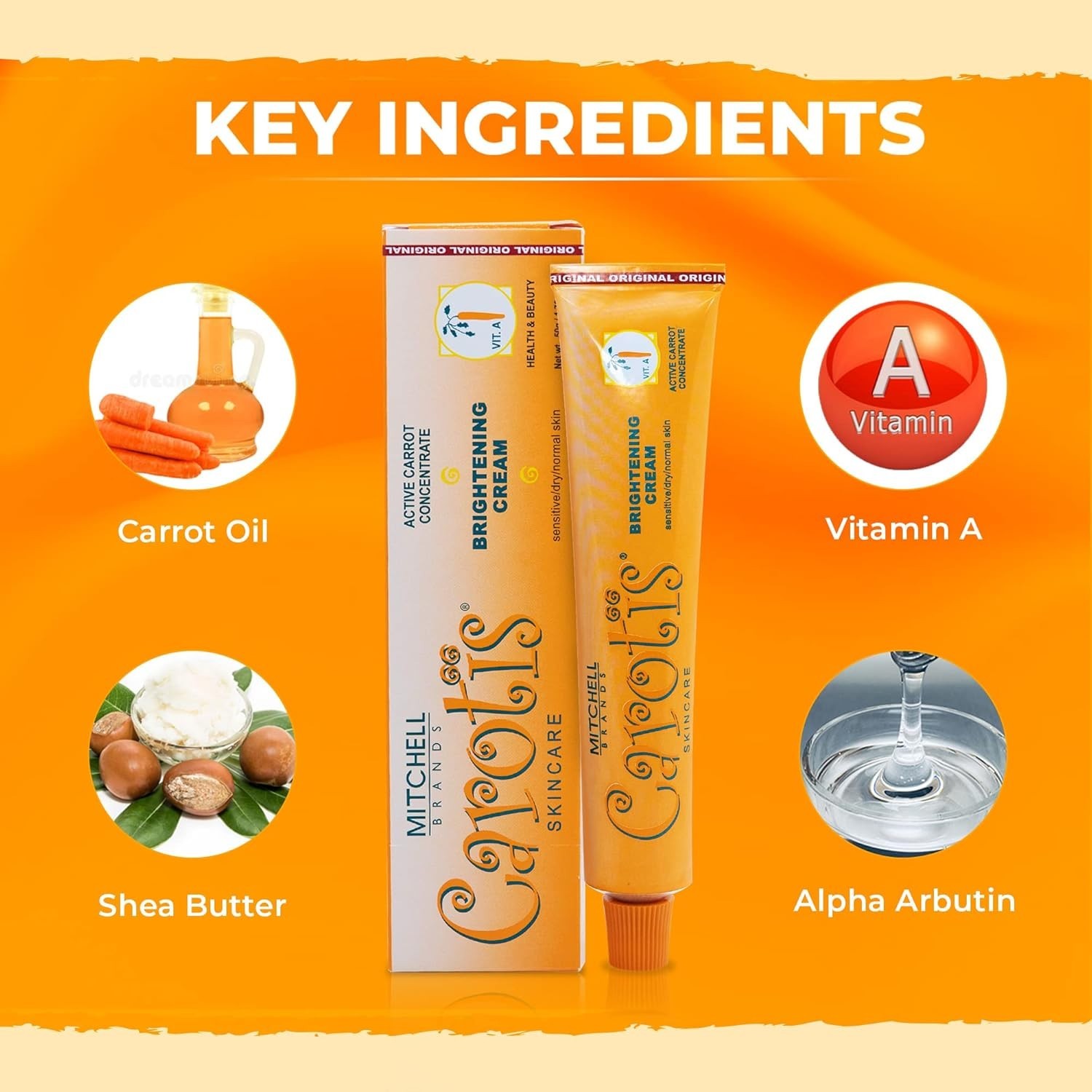 Carotis Skin Brightening Cream Help to Remove Pigments Brightening Gel,1.7 Fl oz