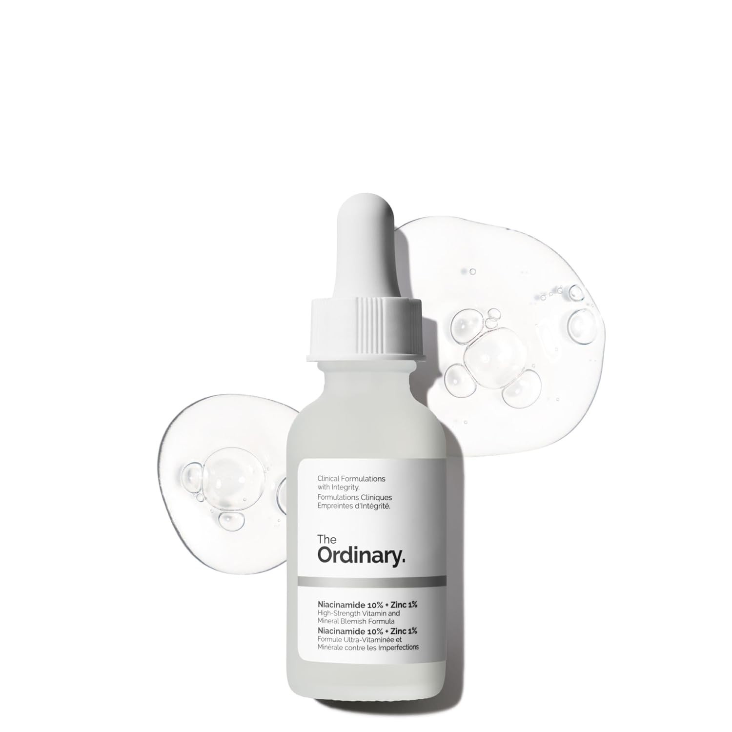 Niacinamide 10% + Zinc 1%, Smoothing Serum for Blemish-Prone Skin, 1 Fl Oz