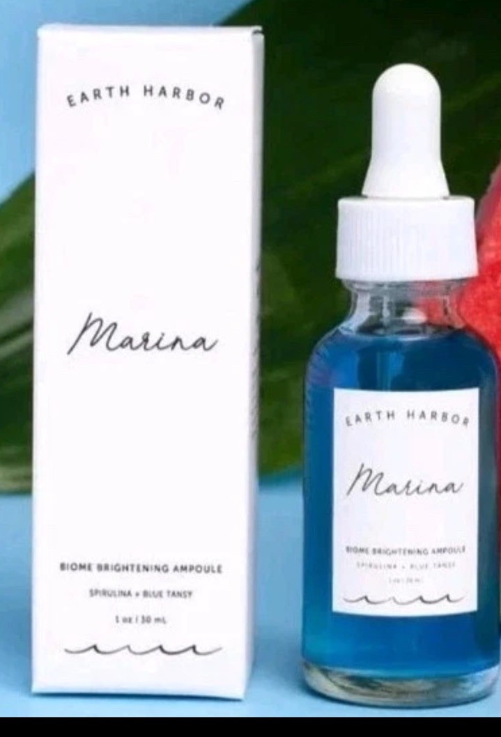 Earth Harbor Marina Biome Brightening Ampoule Full Size 1 Oz. NIB