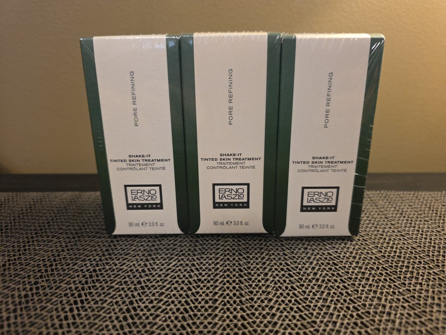 Erno Lazlo Pore Refining, Shake-it Tinted Skin Treatment, 3 Pack
