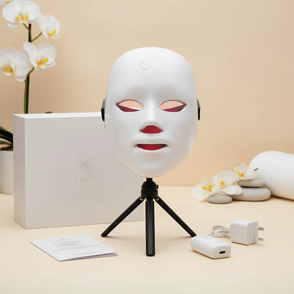 Red Light Therapy Face Mask – Reduce Fine Lines- Anti Aging – Reduce Acne