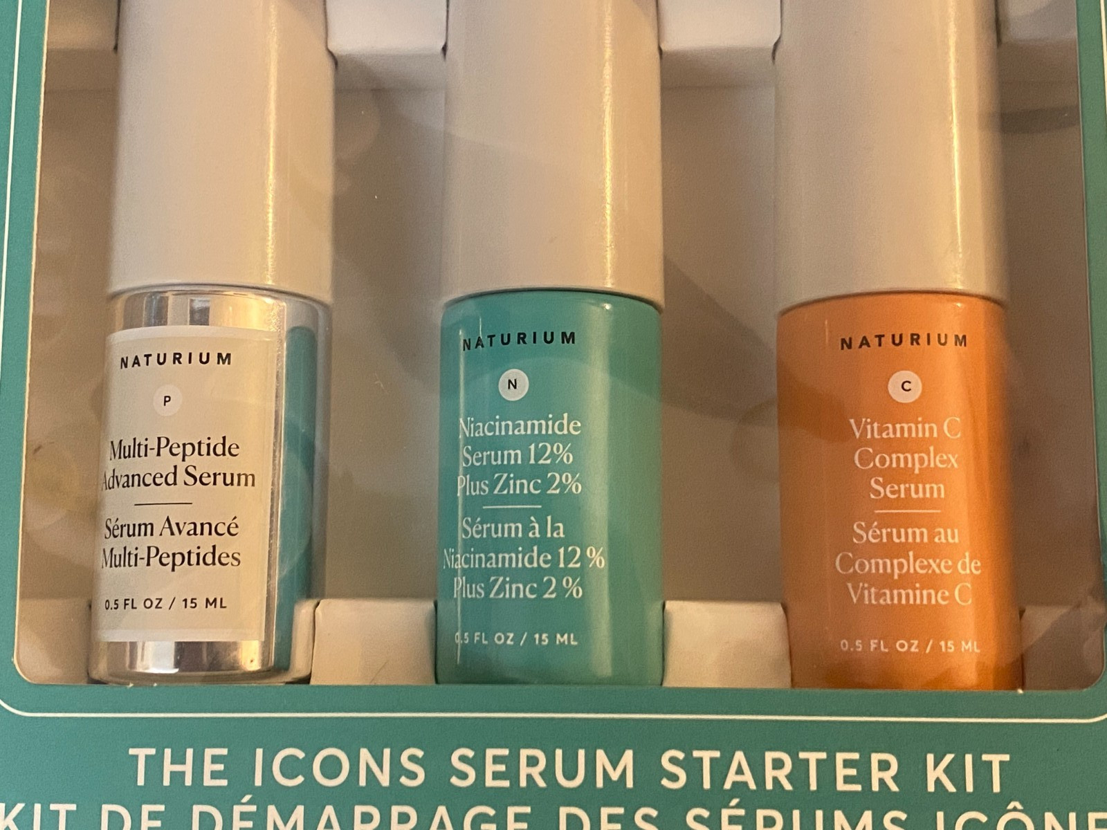 NIB Naturium The Icons Serum Starter Kit Vegan 3 serums 45ml!