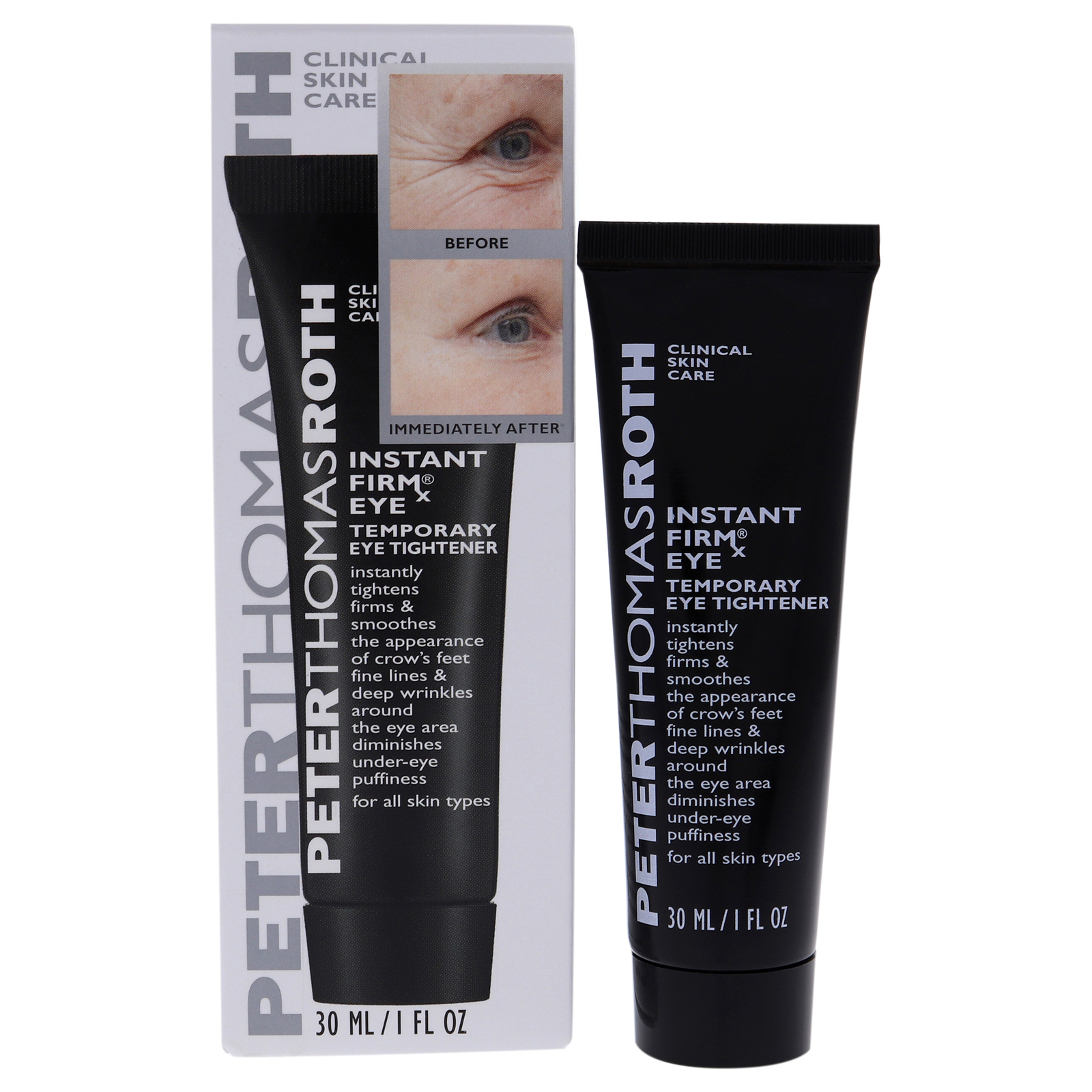 Pack of 3 Instant Firmx Temporary Eye Tightener by Peter Thomas Roth 1oz Cream