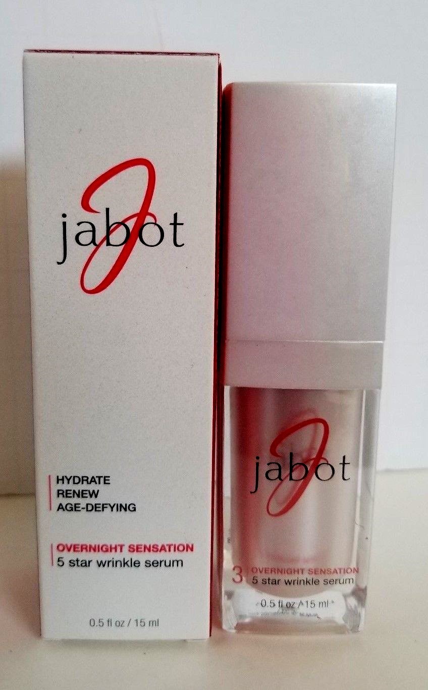 Jabot OVERNIGHT SENSATION 5 star wrinkle Serum 0.5oz