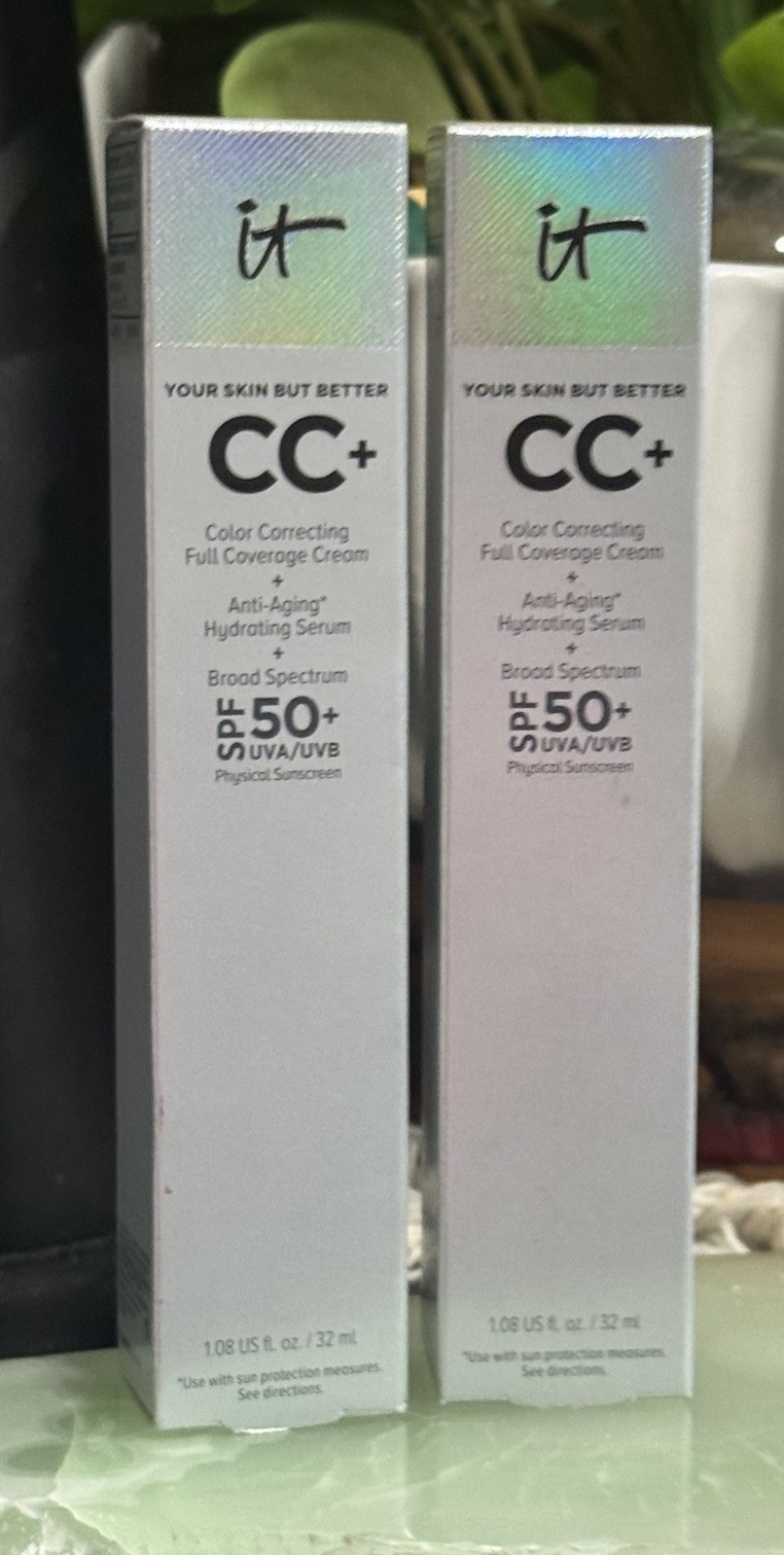 Lot 2 CC + Cream It Cosmetics Color Correcting Light Spf 50 32 ml $47 Each 12/27