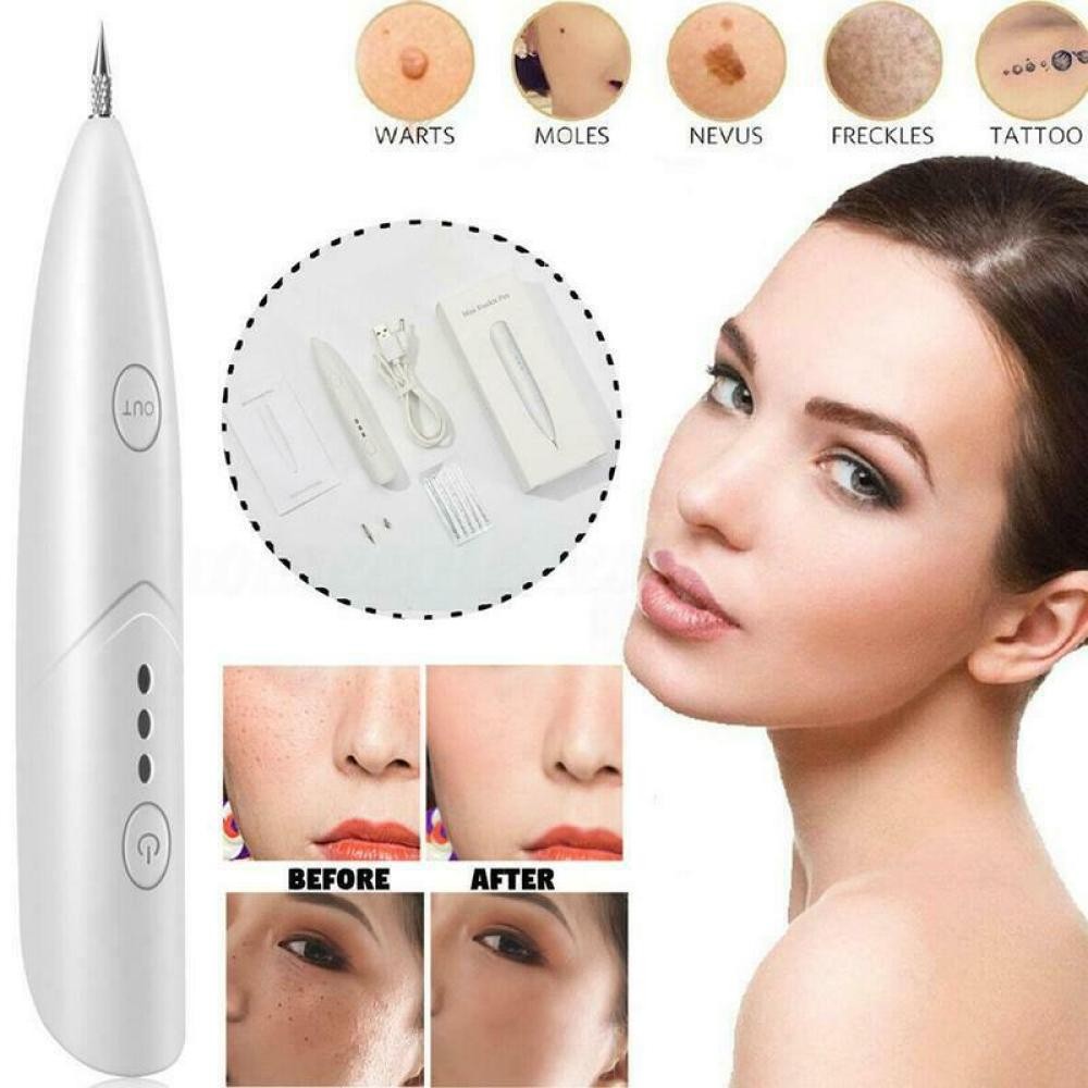 Mini Laser Freckle Skin Mole Dark Spot Remover Face Wart Tag Tattoo Removal Pen