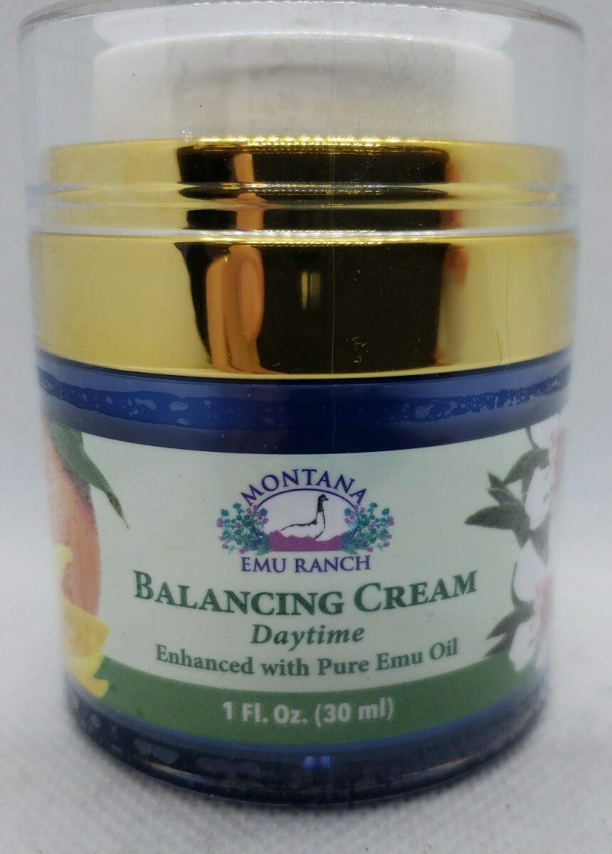 Montana Emu Ranch Balancing Cream w/ Pure Emu Oil [Daytime], 1 fl. oz.