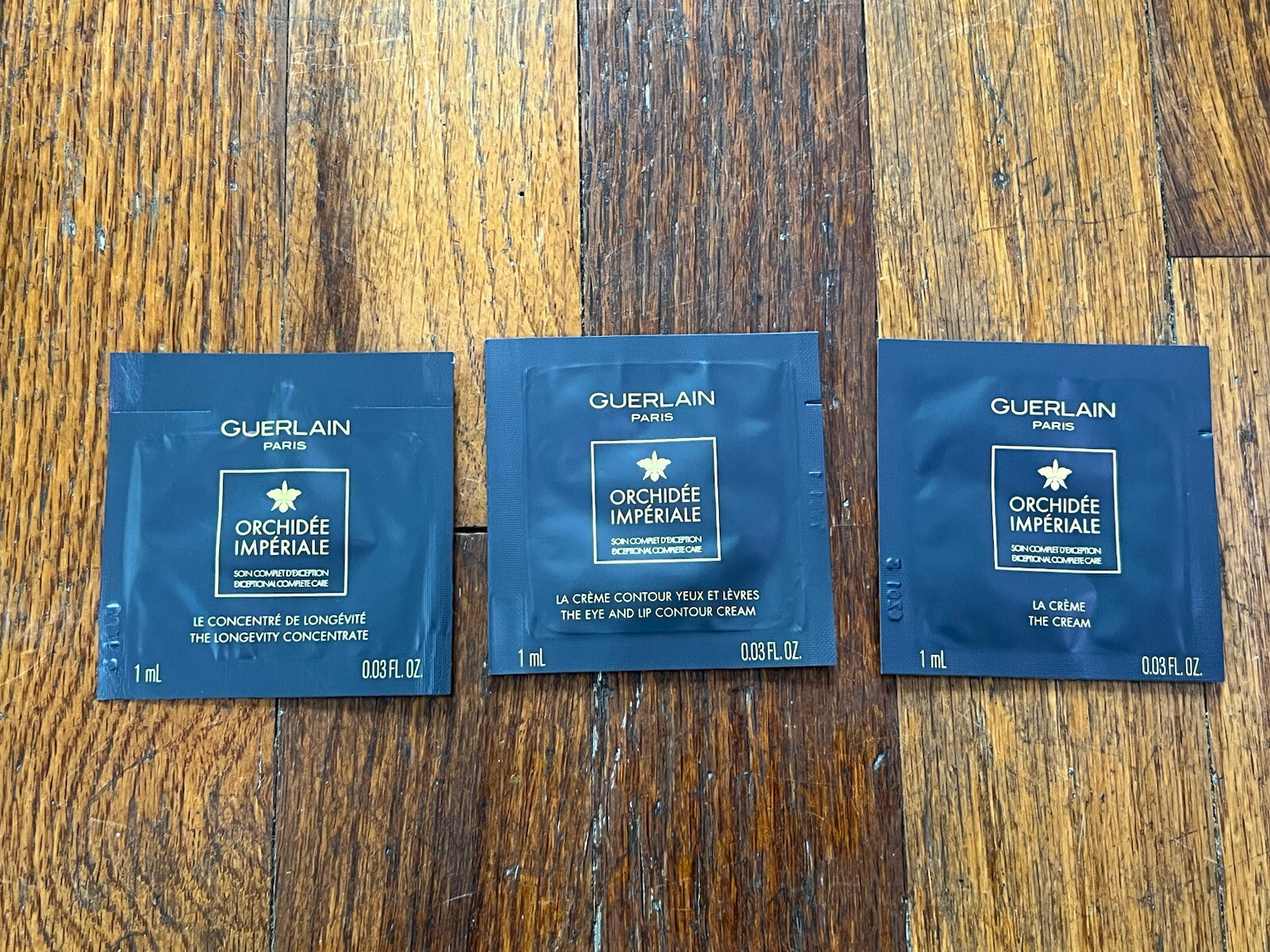 Guerlain Orchidée Impériale Sample Trio: The Cream, The Eye & Lip Contour Cream…