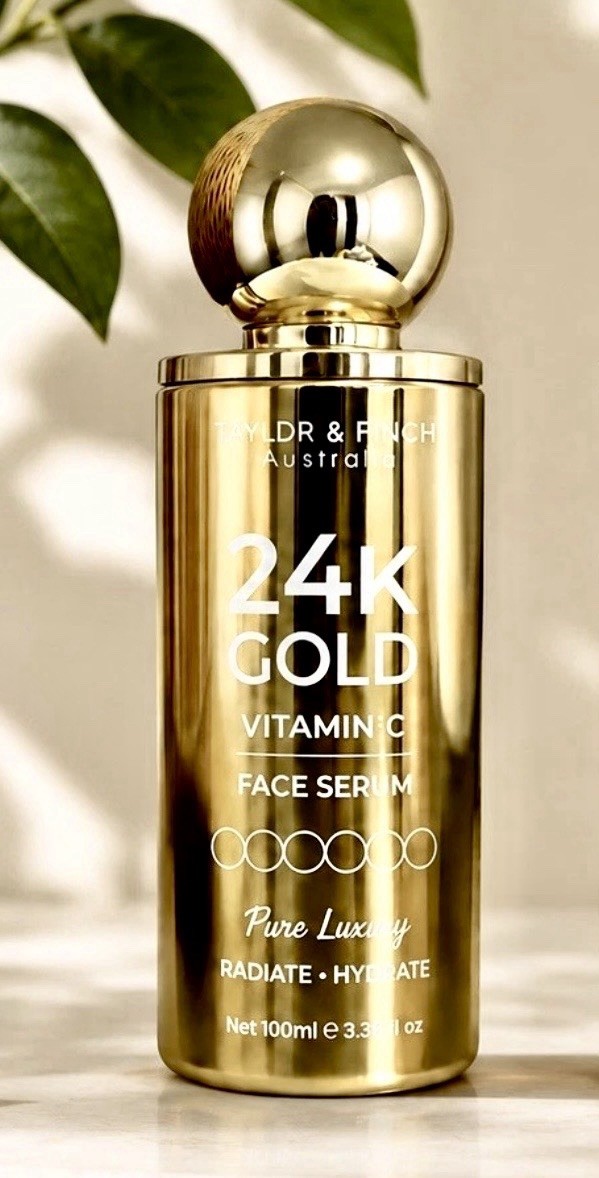 Taylor & Finch 24K Gold Vitamin C Face Serum 100ml NIB ~ Australia
