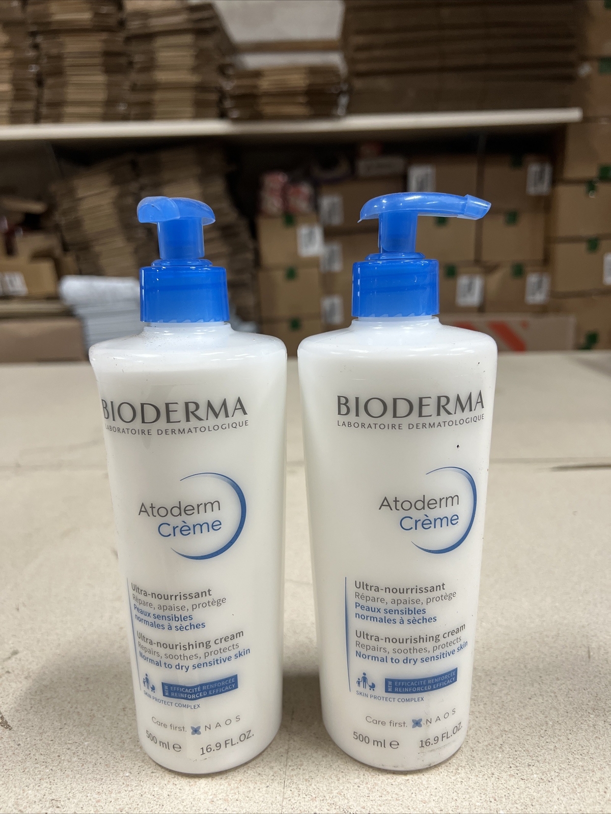 Bioderma Atoderm Creme Ultra-Nourishing Cream 16.9 Oz Each (2 PACK)