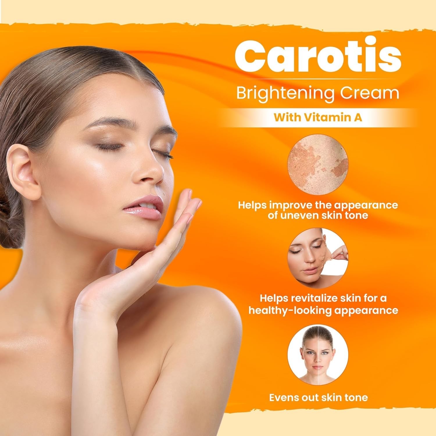 Carotis Skin Brightening Cream Help to Remove Pigments Brightening Gel,1.7 Fl oz