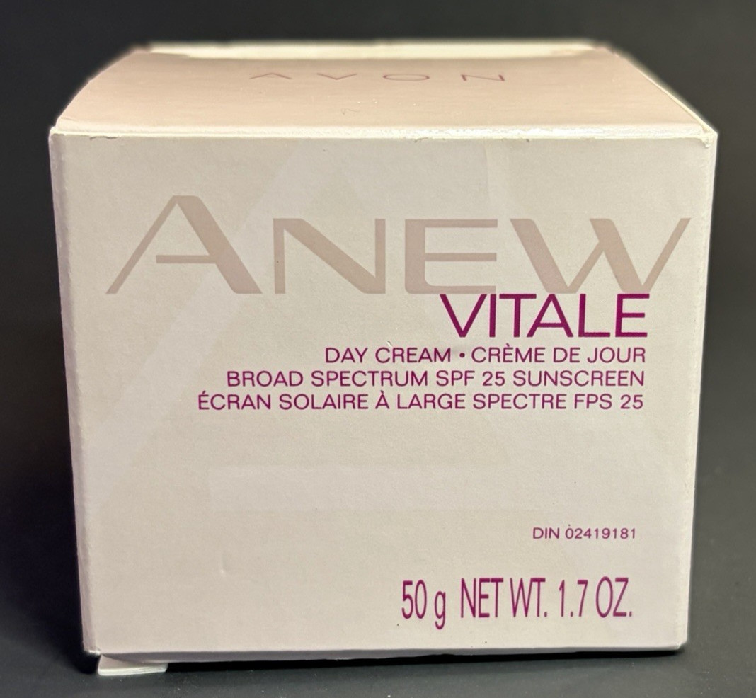 Avon Anew VITALE DAY CREAM – Brand New in Box 50g – 1.7 oz