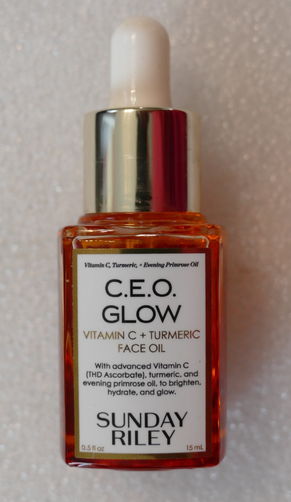 Sunday Riley C.E.O. Glow Vitamin C & Turmeric Face Oil, 0.5 Fl Oz
