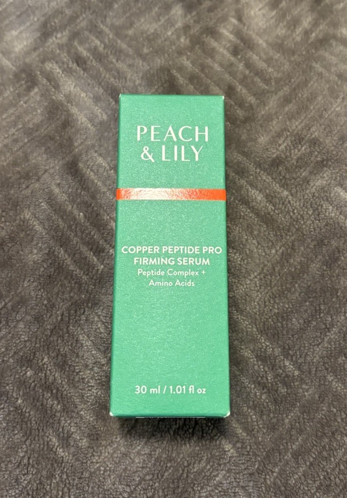 PEACH & LILY Copper Peptide Pro Firming Serum – Full Sze 1.01 fl.oz./30 ml. BNIB